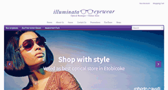 Desktop Screenshot of illuminataeyewear.com
